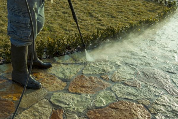 Stone Power Washing in Reno