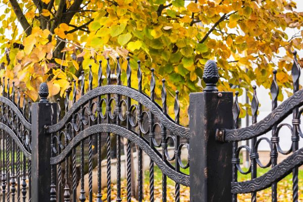 Wrought Iron Fence Washing in Reno
